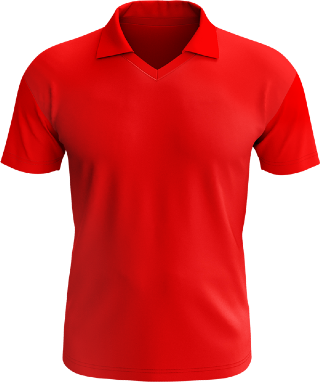 Polo V Yaka Kırmızı